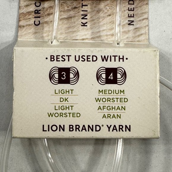 Lion Brand Yarns Bamboo Circular Knitting Needles Size US 7 29 Inch New - Picture 5 of 7